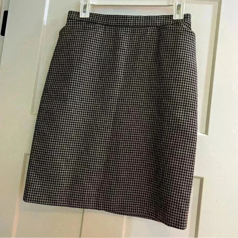 Women’s 80s authentic sportswear forenza pencil skirt plaid lined size 10